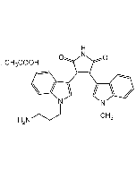 Bisindolylmaleimide VIII . acetate