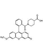 1-[2-(6-Methoxy-3-oxo-3H-xanthen-9-yl)-benzoyl]-piperidine-4-carboxylic acid