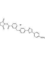 N-(3-Succinimidyloxy-carbonyl-phenyl)-methyl-4-(5'-(4''-methoxy-phenyl)-2'-oxazolyl)-pyridinium bromide