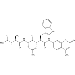 Ac-Ala-Asn-Trp-AMC