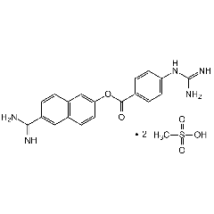 Nafamostat . mesylate