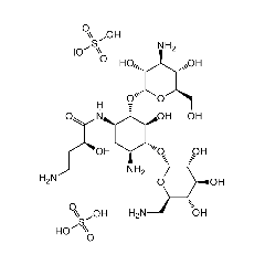 Amikacin disulfate salt