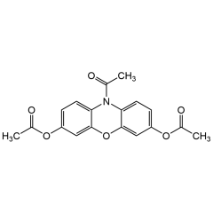 10-Acetyl-phenoxazin-3,7-diol diacetate