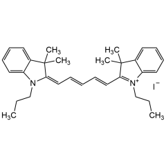 1,1'-Dipropyl-3,3,3',3'-tetramethyl indodicarbocyanine iodide