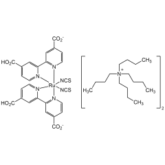 Di-tetrabutylammonium-cis-bis-(isothiocyanato)-bis-(2,2'-bipyridyl-4,4'-dicarboxylato)-ruthenium(II)