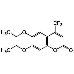 6,7-Diethoxy-4-(trifluoromethyl) coumarin