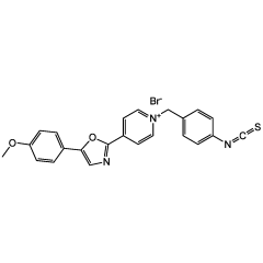N-(4-Isothiocyanatobenzyl)-4-[5-(4-methoxyphenyl)-2-oxazolyl]pyridinium bromide