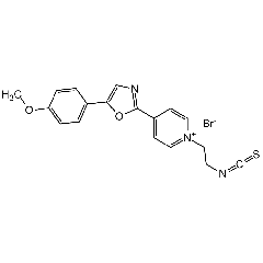 1-(2-Isothiocyanatoethyl)-4-[5-(4-methoxyphenyl)-2-oxazolyl]pyridinium bromide