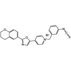 1-(3-Isothiocyanatobenzyl)-4-[2-(3,4-dihydro-2H-1-benzopyran-6-yl)-5-oxazolyl] pyridinium bromide