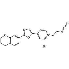 1-(2-Isothiocyanatoethyl)-4-[2-(3,4-dihydro-2H-1-benzopyranyl-6-yl)-5-oxazolyl]pyridinium bromide