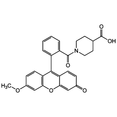 1-[2-(6-Methoxy-3-oxo-3H-xanthen-9-yl)-benzoyl]-piperidine-4-carboxylic acid