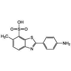 2-(4-Aminophenyl)-6-methylbenzothiazole-7-sulphonic acid