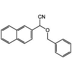 2-(2-Naphthyl)-2-(phenylmethoxy)-ethanenitrile
