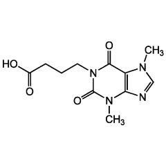 1-(3'-Carboxypropyl)-3,7-dimethylxanthine