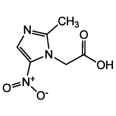 2-Methyl-5-nitroimidazole-1-acetic acid