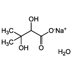 (&plusmn;)-Sodium 2,3-dihydroxyisovalerate hydrate