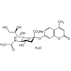 2'-(4-Methylumbelliferyl)-&alpha;-D-N-acetylneuraminic acid sodium salt hydrate