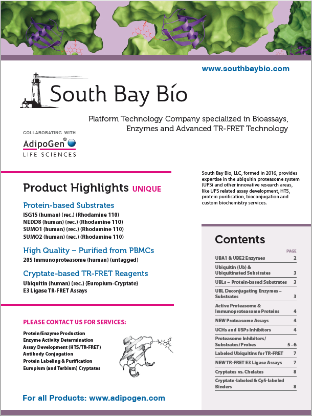 SouthBayBio Product Flyer 2017