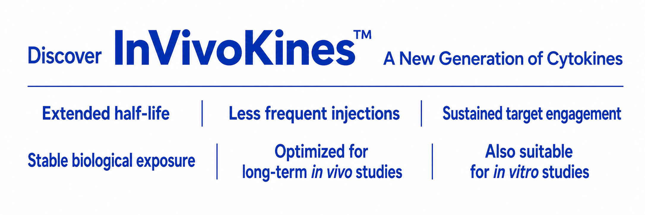 InVivoKines Advantages