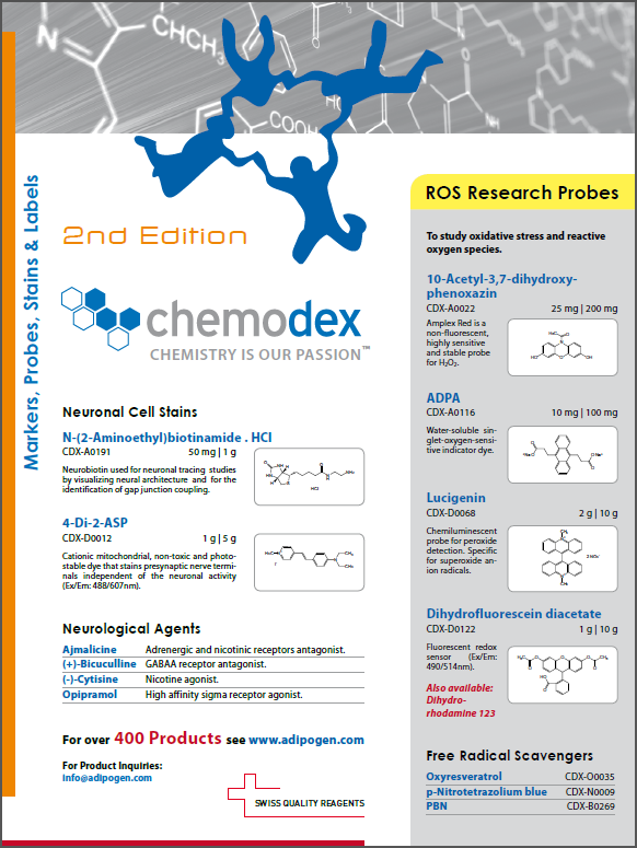 Chemodex 2014 2nd Edition Product Flyer