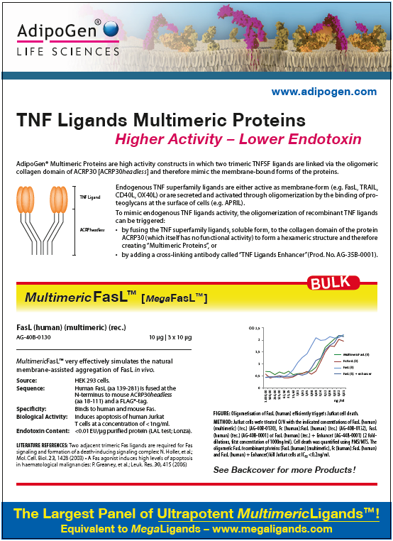 AdipoGen TNF Superfamily Multimeric Proteins