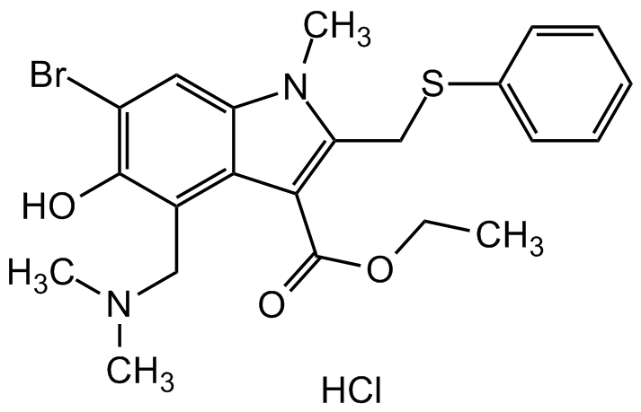 Umifenovir . hydrochloride [131707-23-8]