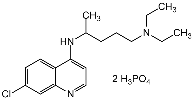Chloroquine . diphosphate [50-63-5]
