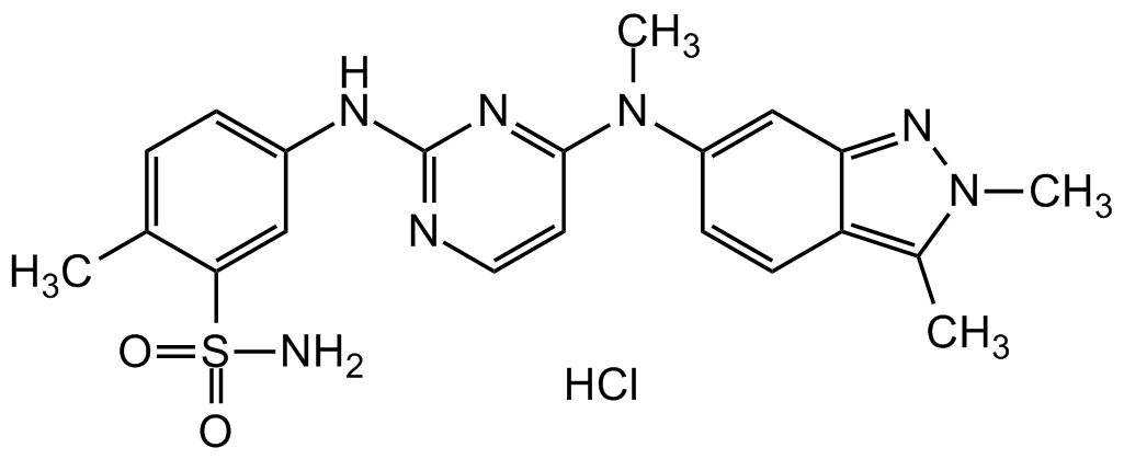 Pazopanib . hydrochloride [635702-64-6]