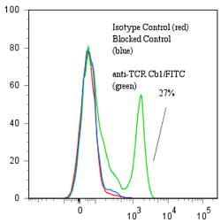 anti-TCR Cbeta1 (human), mAb (Jovi-1) (FITC)