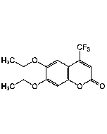 6,7-Diethoxy-4-(trifluoromethyl) coumarin