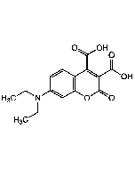7-Diethylaminocoumarin-3,4-dicarboxylic acid