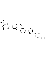 N-(3-Succinimidyloxy-carbonyl-phenyl)-methyl-4-(5'-(4''-methoxy-phenyl)-2'-oxazolyl)-pyridinium bromide