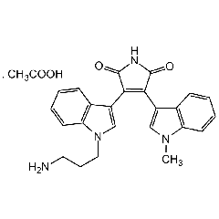 Bisindolylmaleimide VIII . acetate