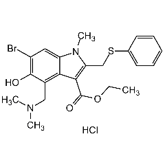 Umifenovir . hydrochloride