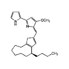 Butylcycloheptylprodigiosin