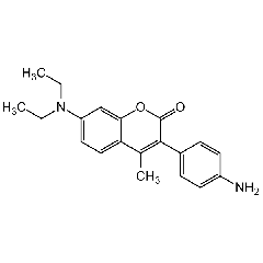 7-Diethylamino-3-(4-aminophenyl)-4-methylcoumarin