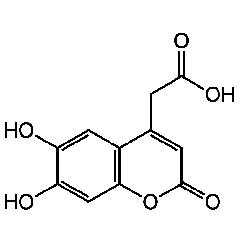 6,7-Dihydroxy-4-coumarinylacetic acid