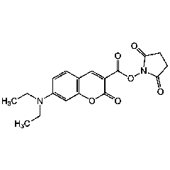 7-Diethylaminocoumarin-3-carboxylic acid N-succinimidyl ester