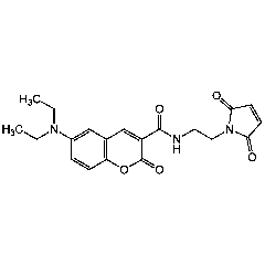 7-Diethylamino-3-[N-(4-maleimidoethyl)carbamoyl]coumarin