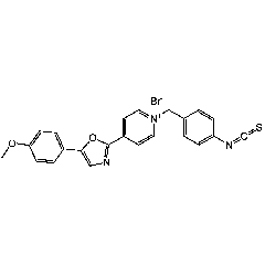 N-(4-Isothiocyanatobenzyl)-4-[5-(4-methoxyphenyl)-2-oxazolyl]pyridinium bromide