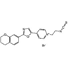 1-(2-Isothiocyanatoethyl)-4-[2-(3,4-dihydro-2H-1-benzopyranyl-6-yl)-5-oxazolyl]pyridinium bromide