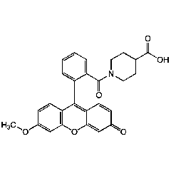 1-[2-(6-Methoxy-3-oxo-3H-xanthen-9-yl)-benzoyl]-piperidine-4-carboxylic acid