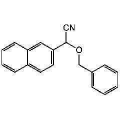 2-(2-Naphthyl)-2-(phenylmethoxy)-ethanenitrile