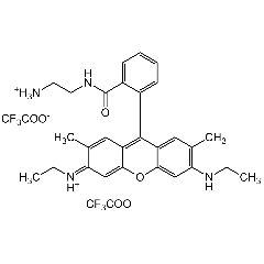 Rhodamine 6G ethylenediamine amide bis (trifluoroacetate)