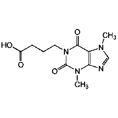 1-(3'-Carboxypropyl)-3,7-dimethylxanthine