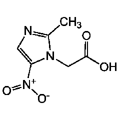 2-Methyl-5-nitroimidazole-1-acetic acid