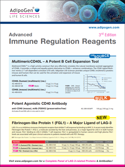 Advanced Immune Regulation Reagents - 3rd Edition