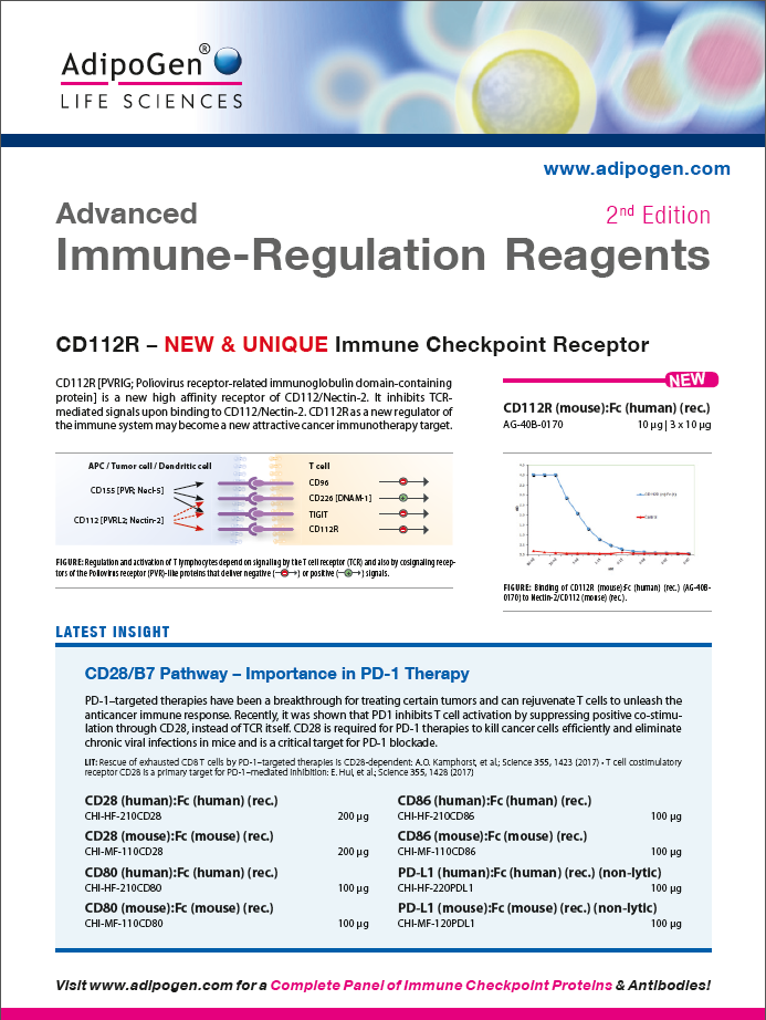 Advanced Immune Regulation Reagents - 2nd Edition