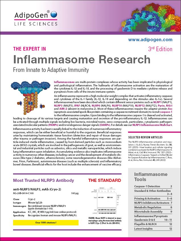 Inflammasome Research Brochure 2023