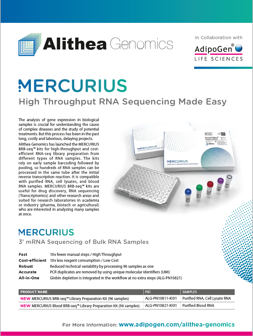Alithea Genomics Adipogen Product Flyer